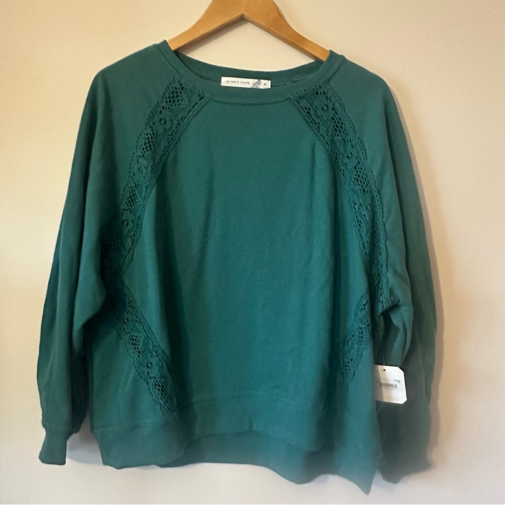 Altar'd State Crochet Sweatshirt